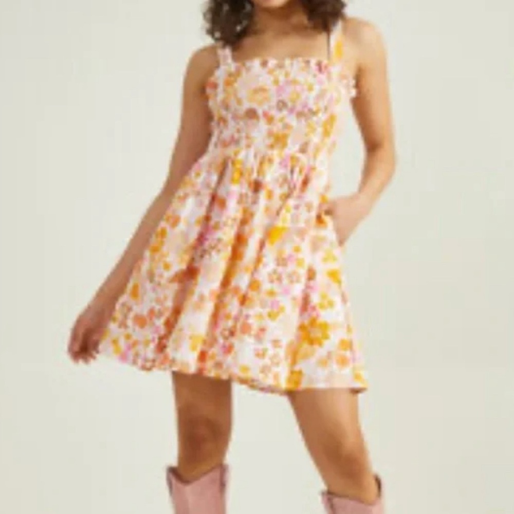Altar d’state mini smocked baby doll dress
VTD01